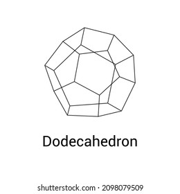 3D Model Of Dodecahedron Shape