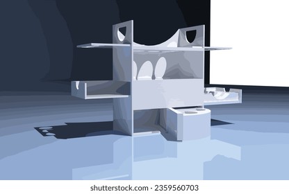 3d model for organizing home elements 