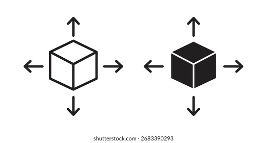 3D modeling icon symbol for your web designs. Icon logo, app, UI.