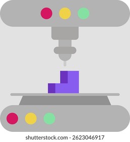 Modelado 3D Línea Vector Icon Design
