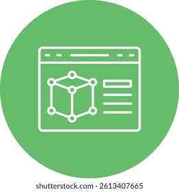 3d Modeling vector icon. Can be used for printing, mobile and web applications.