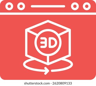 3d Modeling vector icon. Can be used for printing, mobile and web applications.