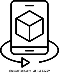 3d modeling Vector Icon Design Symbol
