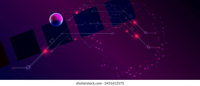 Modelos 3D y contenido Cyberpunk Dark retro futurista elementos cyberpunk abstracción de fondo cosmos synthwave vaporwave retrowave