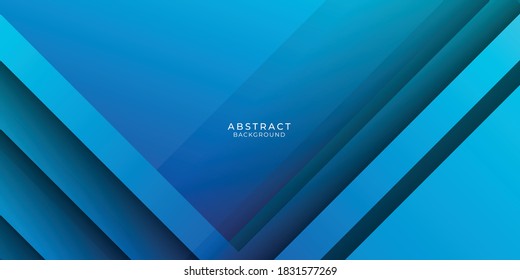 Moderner abstrakter 3D-Präsentationshintergrund. Luxuriöser Papierschnitt-Stil. Abstrakte Dekoration, überlappen sich die Leuchtkästen, blaue Farbverläufe. Vektorgrafik EPS10. dunkelblauer Hintergrund