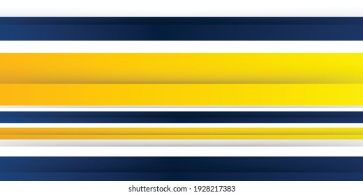 3D modern abstract presentation background. Luxury paper cut background. Abstract decoration, blue yellow pattern, Vector illustration. High contract yellow and blue corporate background