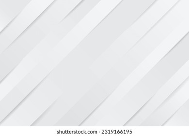 3d fondo de textura de papel blanco abstracto moderno, fondo geométrico con ilustración vectorial de múltiples líneas.