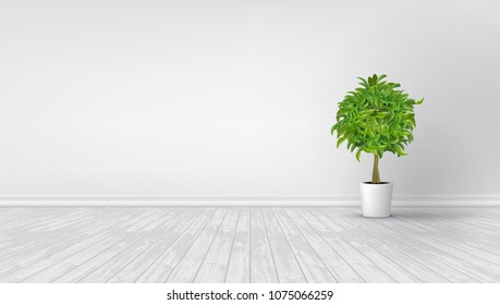 3D Modern Bright Interior Background. EPS10 Vector