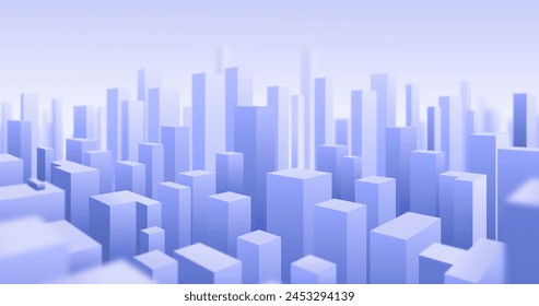 3d modern city background vector design in eps 10