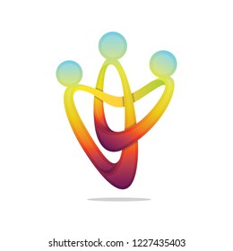 3d Modern 'Community' Icon