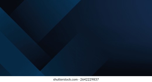 3d modern dark blue overlap abstract background with shiny lines layers. Texture with light blue triangle element decoration. Vector illustration for modern presentation background, banner