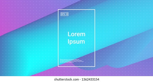 3D Modern Dynamic Flow Shapes with Color Fluid Glow Effect. Bright Geometric Waves Element for Brochure, Website, Flyer Design. Wavy Vibrant Movement Composition. Vector illustration Eps10.