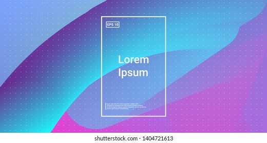 3D Modern Dynamic Flow Shapes with Color Fluid Glow Effect. Bright Geometric Waves Element for Brochure, Website, Flyer Design. Wavy Vibrant Movement Composition. Vector illustration Eps10.