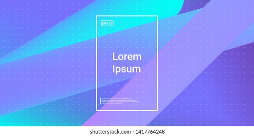 3D Modern Dynamic Flow Shapes with Color Fluid Glow Effect. Bright Geometric Waves Element for Brochure, Website, Flyer Design. Wavy Vibrant Movement Composition. Vector illustration Eps10.