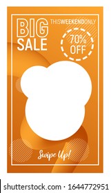 3d modern fluid loop background. sale discount  