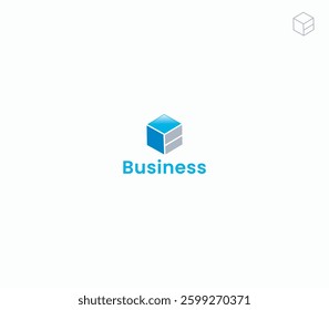 3D modern hexagonal window structure logo design with white background. 