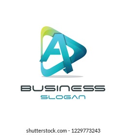 3d Modern Letter 'A' 