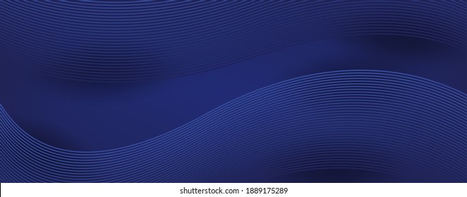 3D modern line wave curve abstract presentation background 