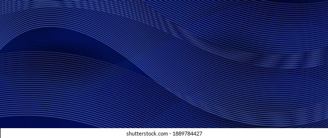 3D modern line wave curve abstract presentation background 