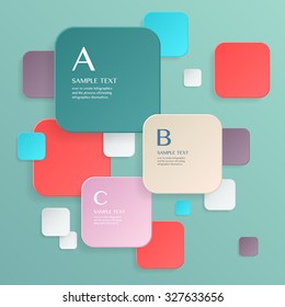 3D modern vector abstract step lable infographic elements  for business , banners , web site , brochures