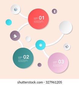 3D modern vector abstract step lable infographic elements  for business , banners , web site , brochures
