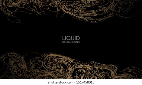 3D modern wave curve abstract presentation background. Luxury paper cut background. Abstract decoration, golden pattern, halftone gradients, 3d Vector illustration.