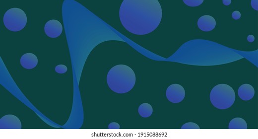 3D modern wave curve abstract presentation background. Luxury. 3d Vector illustration. 
