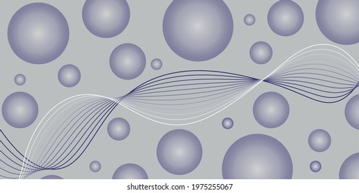 3D modern wave curve abstract presentation background. Luxury. 3d Vector illustration. Light blue background.