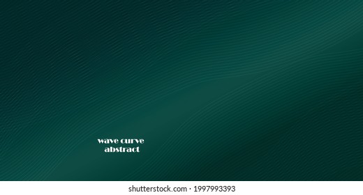 Fondo de presentación abstracto de curva de onda moderna 3D. El fondo del papel de lujo cortado. Decoración abstracta, gradientes de semitono, Ilustración vectorial 3d. Fondo azul oscuro
