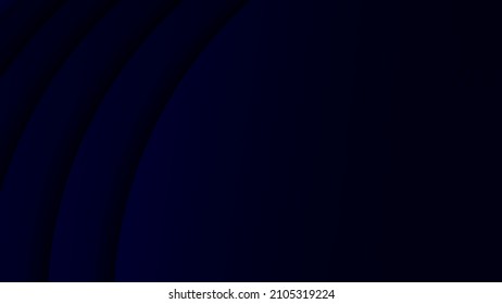 3D modern wave curve abstract presentation background. Luxury paper cut background. Abstract decoration gradients 3d Vector illustration. Dark blue background.