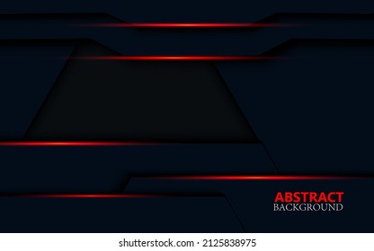 3D modern wave curve abstract presentation background. Luxury paper cut background. Abstract decoration, golden pattern, halftone gradients, 3d Vector illustration. Dark blue background