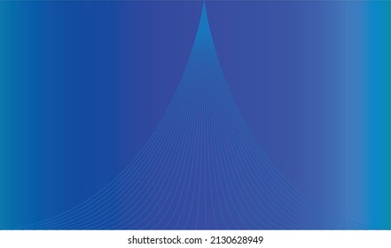 3D modern wave curve abstract presentation background. Abstract decoration, gradient, 3d vector illustration. dark blue background