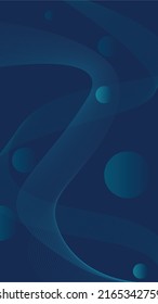 fondo de presentación abstracto de curva de onda moderna 3D, fondo de pantalla moderno, ilustración 3d vectorial, fondo moderno oscuro 