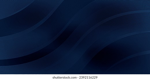 3D modern wave curve abstract presentation background. Luxury paper cut background. Abstract decoration, gold pattern, halftone gradient, 3d vector illustration.