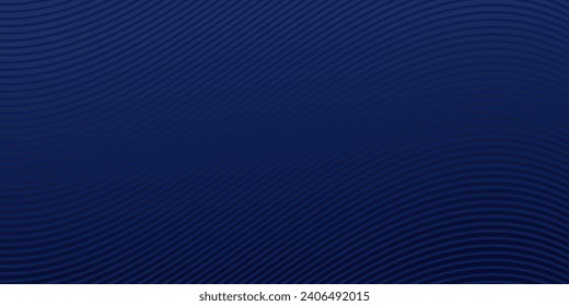 3D modern wave curve abstract presentation background. Luxury paper cut background. Abstract decoration, gold pattern, halftone gradient, 3d vector illustration. Dark blue background abstract line
