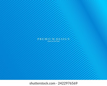 3D modern wave curve abstract presentation background. Luxury line pattern background. Abstract decoration, halftone gradient, 3d Vector illustration. Blue background.