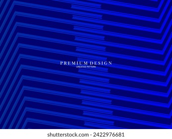 3D modern wave curve abstract presentation background. Luxury line pattern background. Abstract decoration, halftone gradient, 3d Vector illustration. Blue background.