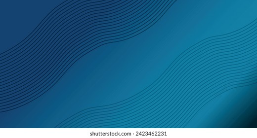 3D-moderne Wellenkurve, abstrakter Hintergrund