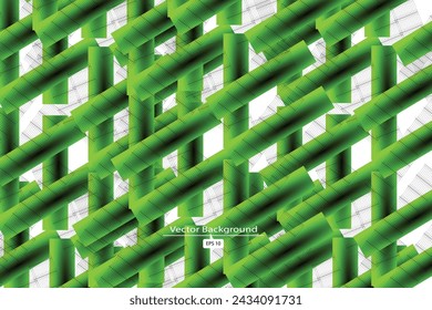 Fondo de presentación abstracto de la curva de onda moderna 3D. Fondo de corte de papel de lujo. Diseño de fondo premium con patrón de línea diagonal. Plantilla horizontal vectorial para negocios de lux digital 