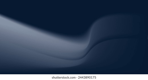 Fondo de presentación abstracto de la curva de onda moderna 3D. Fondo de corte de papel de lujo. Decoración abstracta, patrón dorado, gradientes de semitonos, ilustración vectorial 3d.