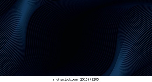 Fondo de presentación abstracto de curva de onda moderna 3D. Fondo de corte de papel de lujo