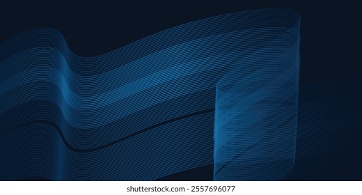 3D modern wave curve abstract presentation background. Luxury paper cut background. Abstract decoration, golden pattern, halftone gradient, 3d