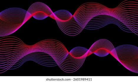 3D modern wave curve abstract presentation background Luxury background Abstract decoration