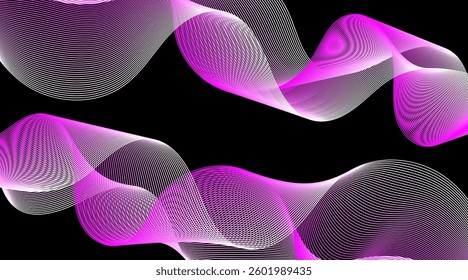 3D modern wave curve abstract presentation background Luxury background Abstract decoration