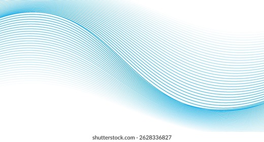 3D moderne Wellenkurve abstrakte Präsentation Hintergrund. Luxuriöser Papierschnitt-Hintergrund. Abstrakte Dekoration, goldenes Muster, Halbtonverlauf, 3D-Vektorgrafik. Einzigartiger dunkelblauer Hintergrund