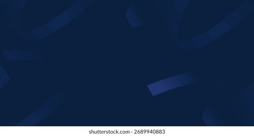 3D modern wave curve abstract presentation background. Luxury paper cut background. Abstract decoration, golden pattern, halftone gradient, 3d vector illustration. Unique dark blue 
