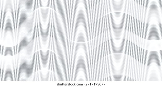 3D moderno onda curva resumo apresentação fundo. Fundo de corte de papel de luxo. Decoração abstrata, padrão de ouro, meio-tom. vetor