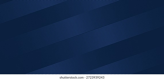 Fondo de presentación abstracto de curva de onda moderna 3D. Fondo de corte de papel de lujo. Decoración Abstractas, patrón dorado, degradado de semitono, Ilustración vectorial 3D. Fondo azul oscuro único