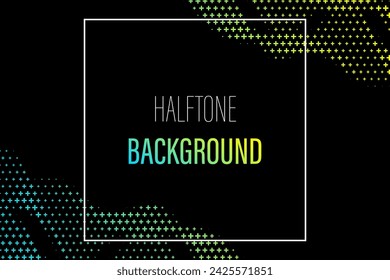 3D modern wave dots abstract presentation background. Luxury paper cut background. Abstract decoration, halftone gradients, 3d Vector illustration. 
