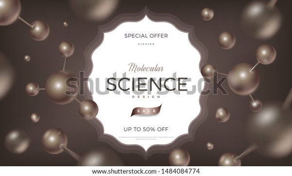 3d Molecules Vector Design Science Abstract Stock Vector Royalty Free 1484084774 Shutterstock